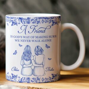 A Friend Is God's Way - Personalized Mug
