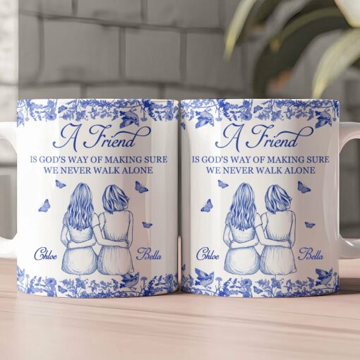 A Friend Is God's Way - Personalized Mug