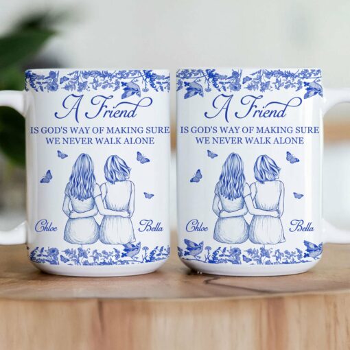 A Friend Is God's Way - Personalized Mug