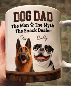 Dog Dad The Snack Dealer - Personalized Mug