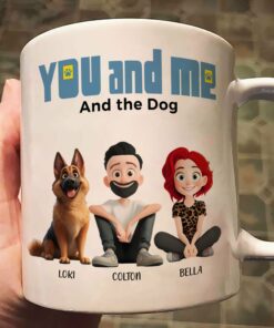 You And Me For Dog Parents - Personalized Mug