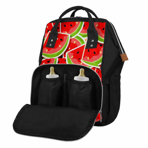 Cute Watermelon Slices Pattern Print Diaper Bag