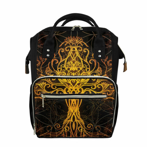 Yggdrasil Tree Of Life Print Diaper Bag