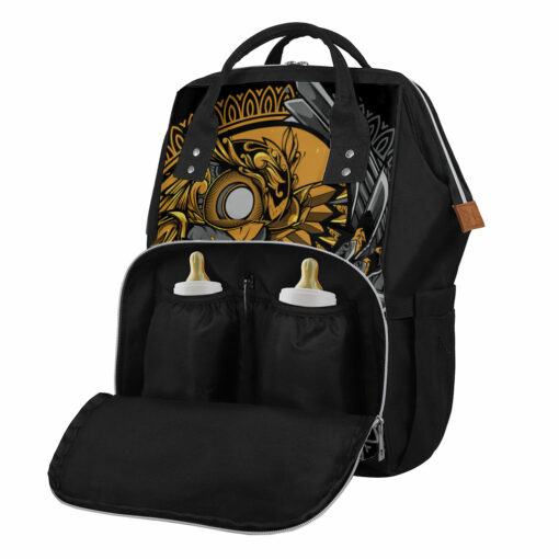 Yin Yang Owl Print Diaper Bag