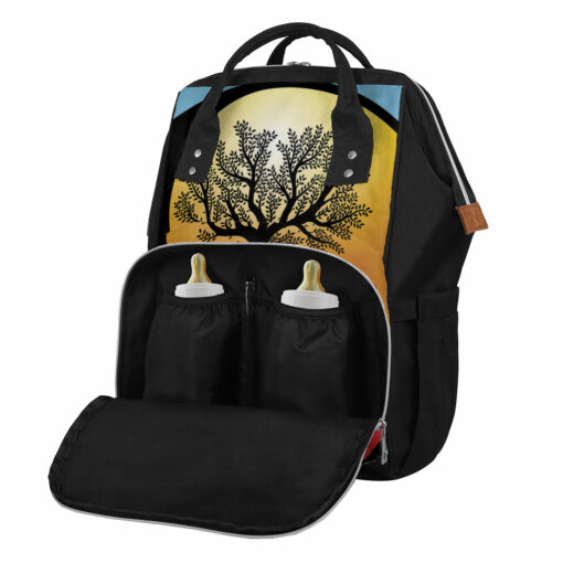 Yin Yang Tree Of Life Print Diaper Bag