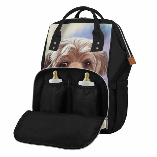 Yorkshire Terrier Portrait Print Diaper Bag