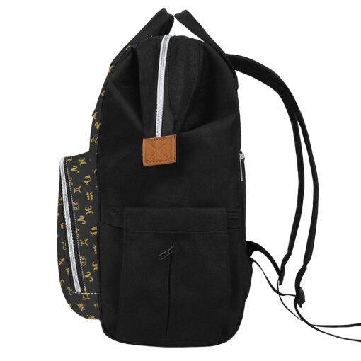 Zodiac Astrological Signs Pattern Print Diaper Bag