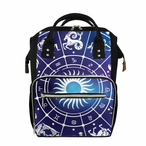 Zodiac Horoscopes Print Diaper Bag