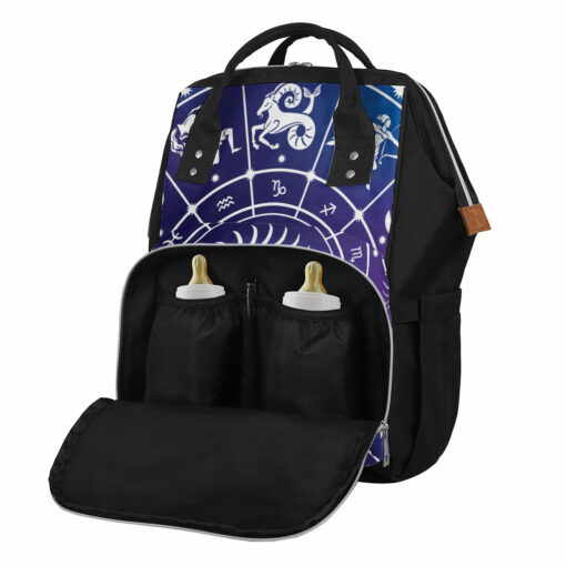 Zodiac Horoscopes Print Diaper Bag