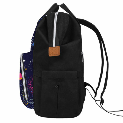 Zodiac Star Signs Galaxy Space Print Diaper Bag