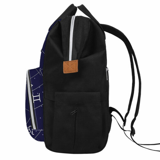 Zodiac Symbols Circle Print Diaper Bag