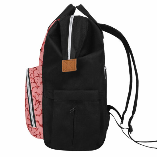 Zombie Brain Print Diaper Bag