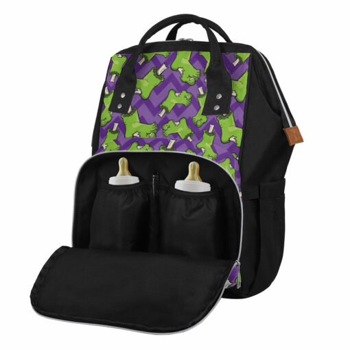 Zombie Foot Pattern Print Diaper Bag
